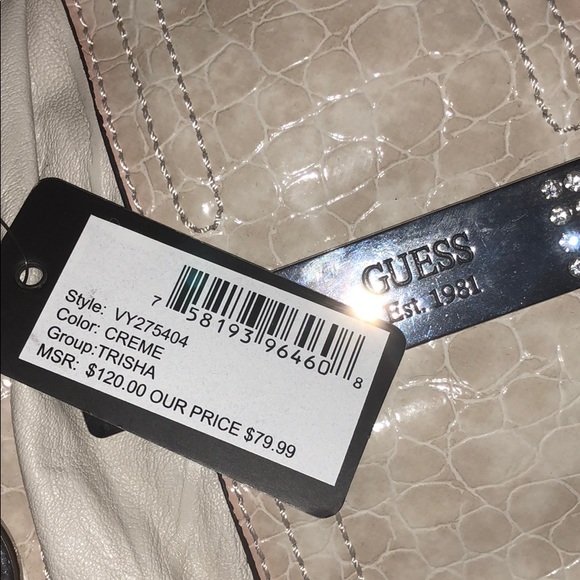 Guess Creme “Trisha” Bag with Wallet - Picture 2 of 7